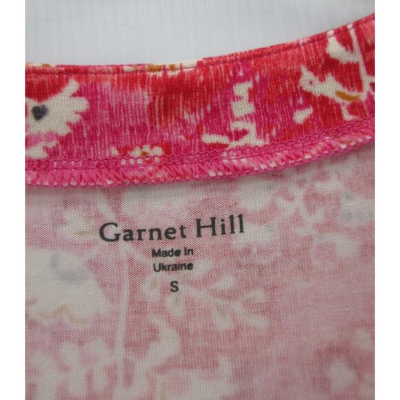 Garnet Hill Dress Small A-Line Button Up Floral Cottage Lyocell NEW - Picture 10 of 12